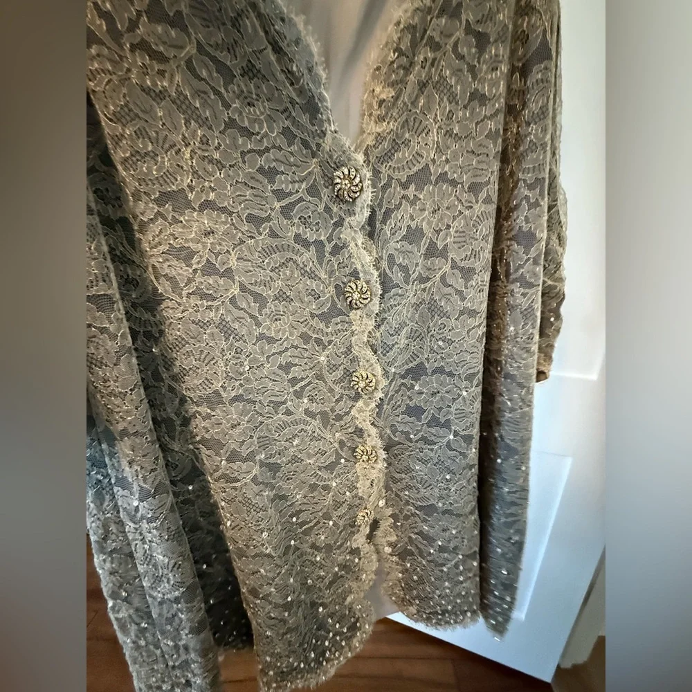 Badgley mishka vintage silk dress - Picture 5 of 6
